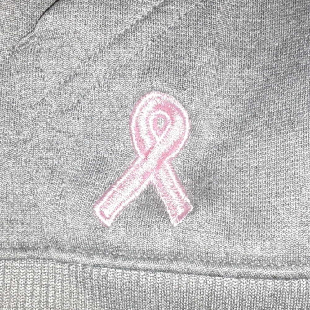 Under armour hoodie(breast cancer awareness)